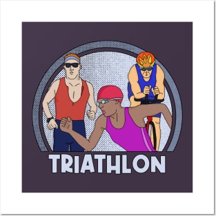 Triathlon Posters and Art